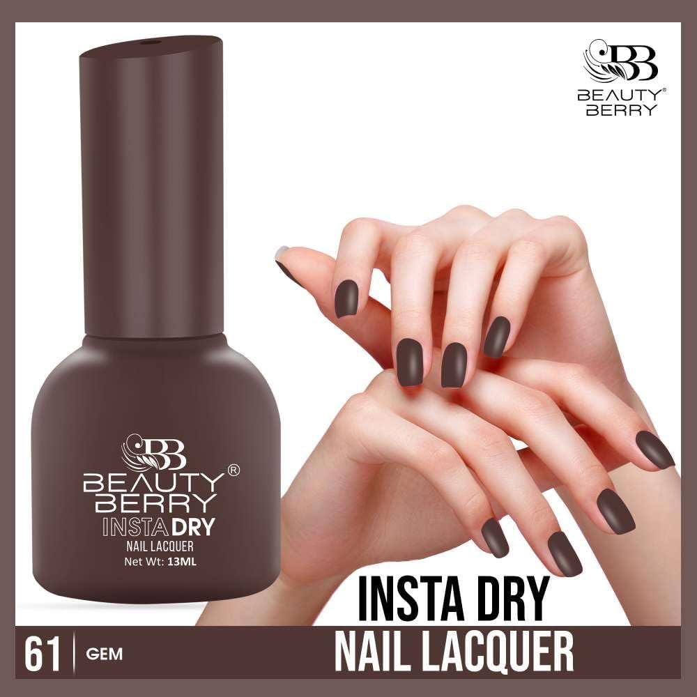 Beauty Berry Insta Dry Nail Lacquer (GEM-61)