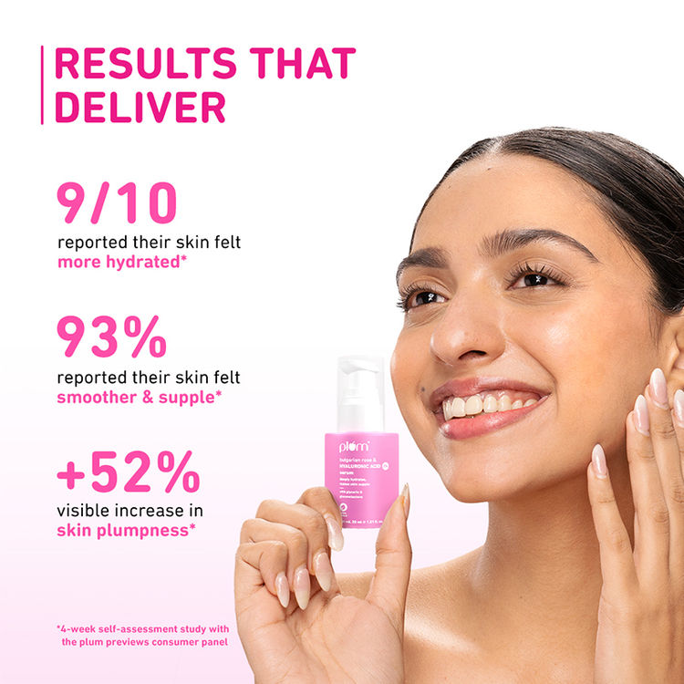 Plum 2% Hyaluronic Acid Serum With Bulgarian Rose
(30ml)