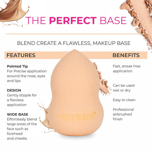 Swiss Beauty Makeup Buddy Beauty Blender 01(Peach)