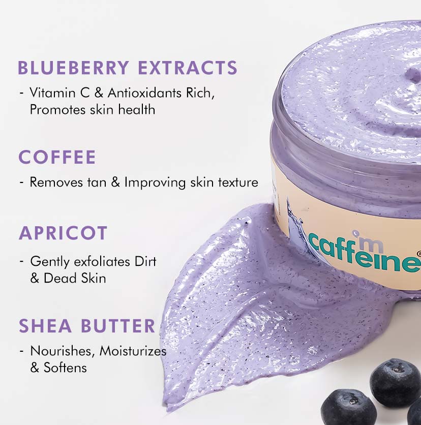 Mcaffeine Blueberry Breeze Body Scrub - 175g
