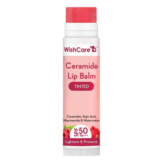 Wishcare Ceramide Lip Balm with SPF 50 PA+++ (Tinted)
SPF Infused Lip Balm for Lip Brightening | 5g