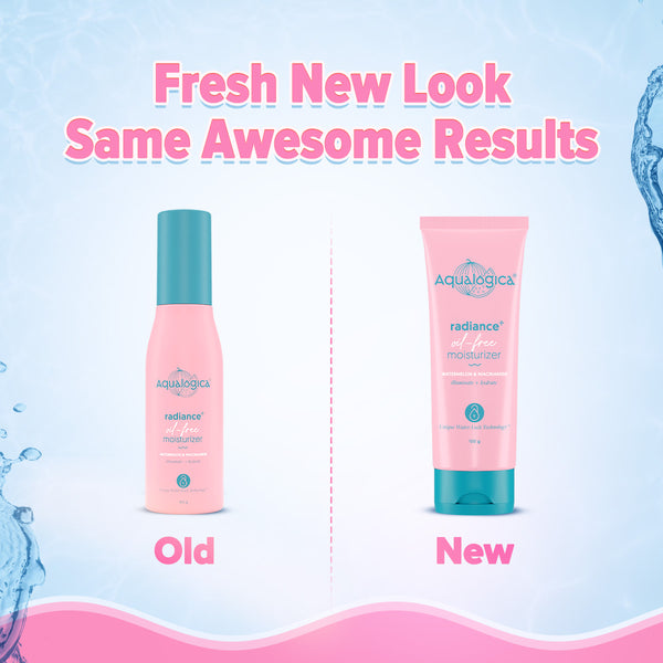 Aqualogica Radiance+ Oil Free Moisturizer with Watermelon & Niacinamide for Radiant Skin - 100g