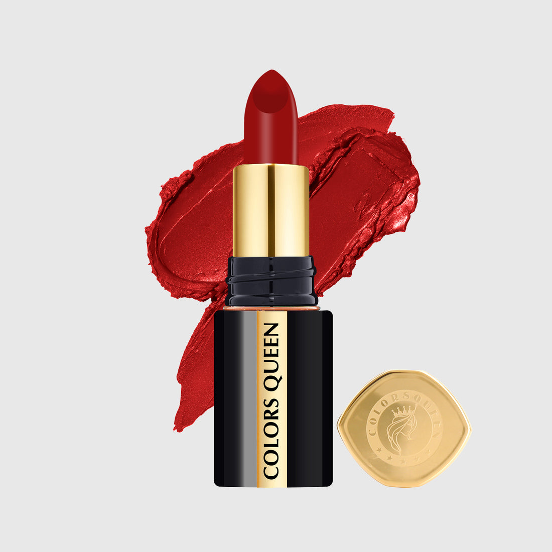 Colors Queen Luxury Matte Non-Transfer Lipstick Waterproof & Bold (01 Hot Red)