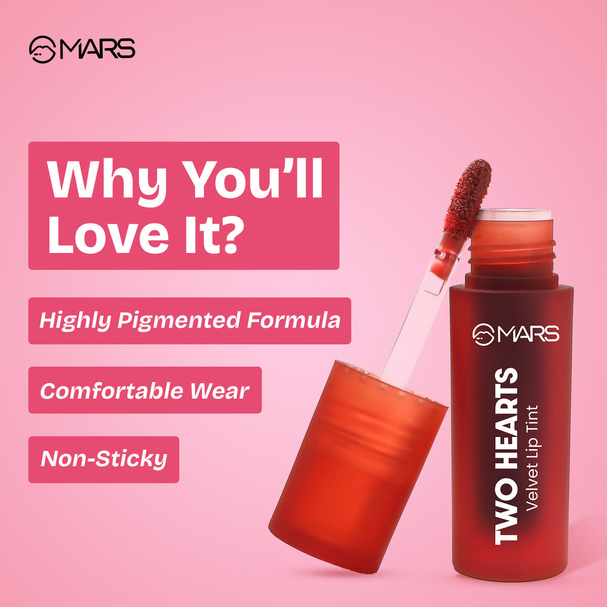Mars Love Track | Velvet Lip Tint (04 four letters)