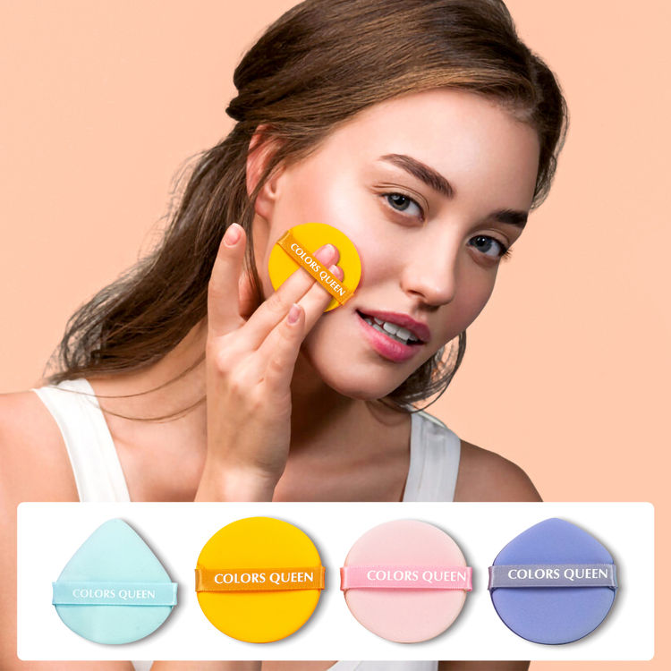 Colors Queen Multicolor Makeup Puffs - Pack Of 4 (4pcs)