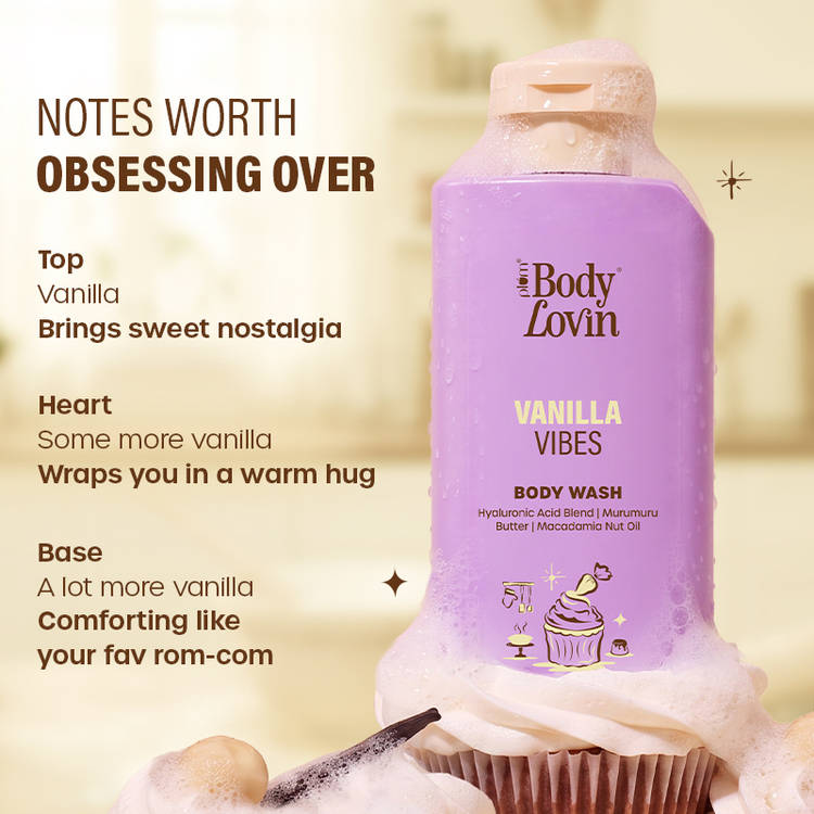 Plum BodyLovin Vanilla Vibes Body Wash - Vanillavibes (240ml)