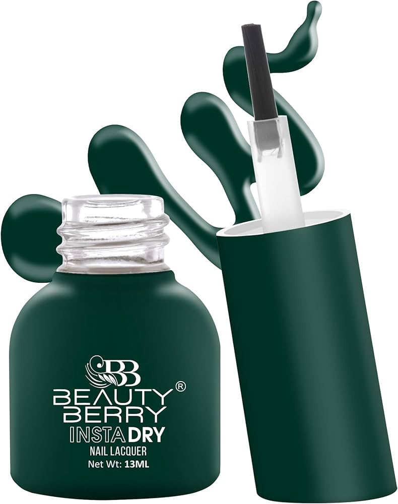 Beauty Berry Insta Dry Nail Lacquer (EMERALD-09)