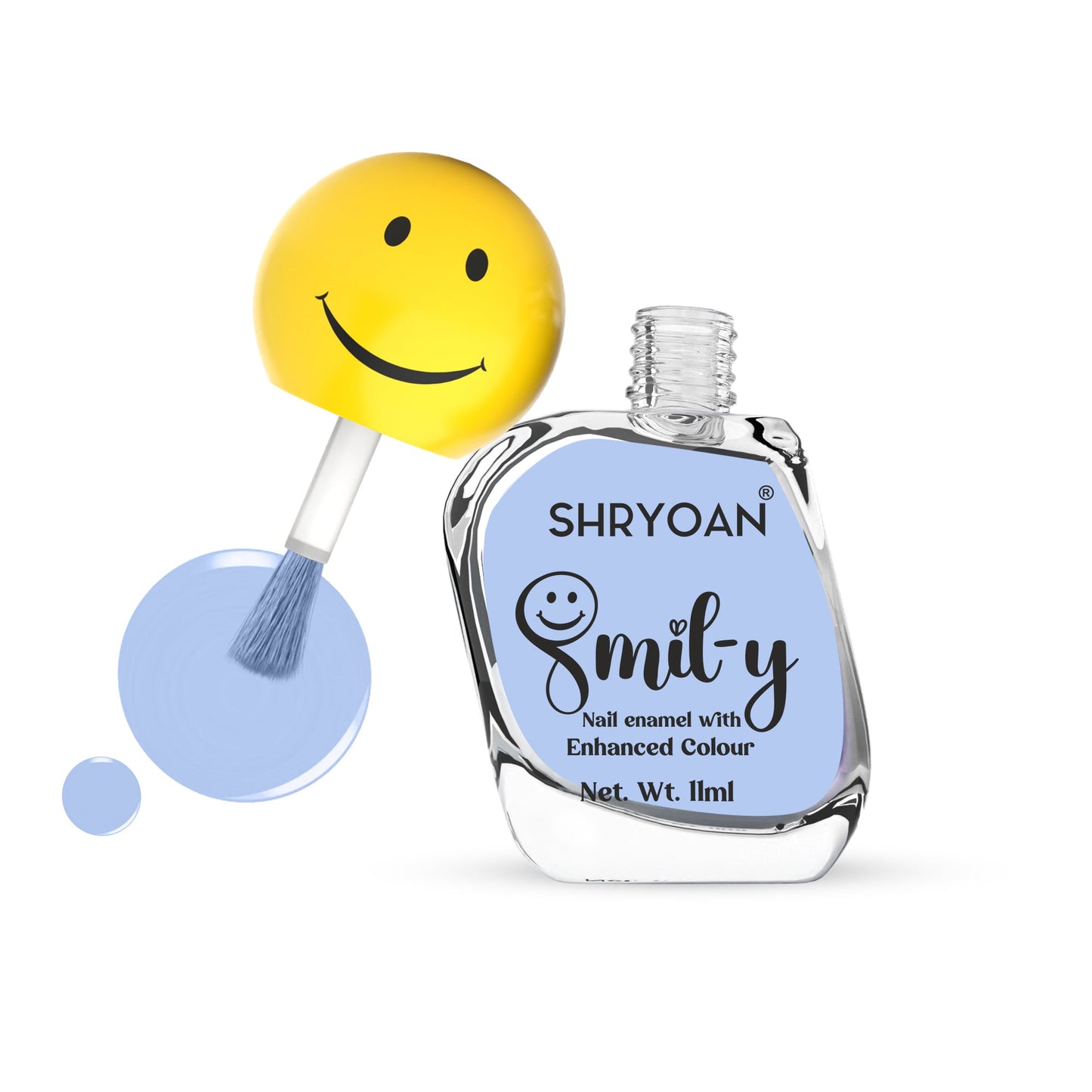 Shryoan Ultra Glossy Nail Paint(Pale Blue)