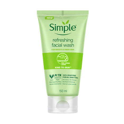 Simple Kind To Skin Refreshing Face Wash (150 ml)
