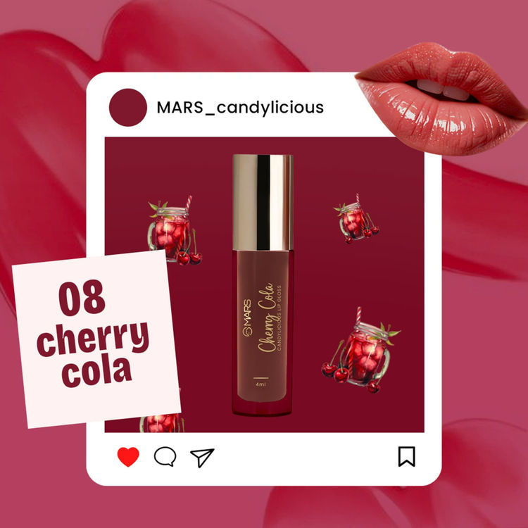 MARS Candylicious Lip Gloss (08-CHERRY COLA)