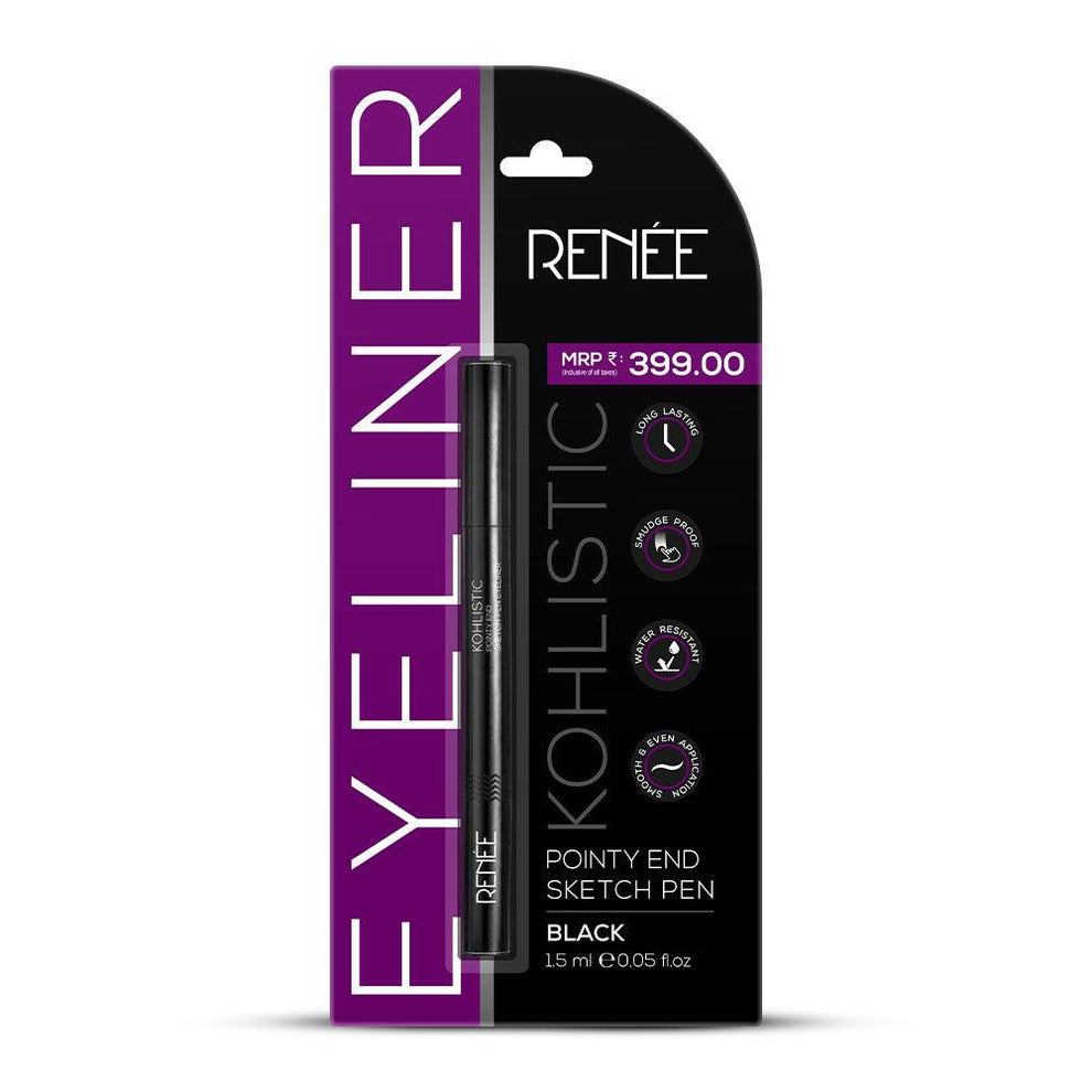 RENEE Pointy End Sketch Pen Eyeliner (Black)
