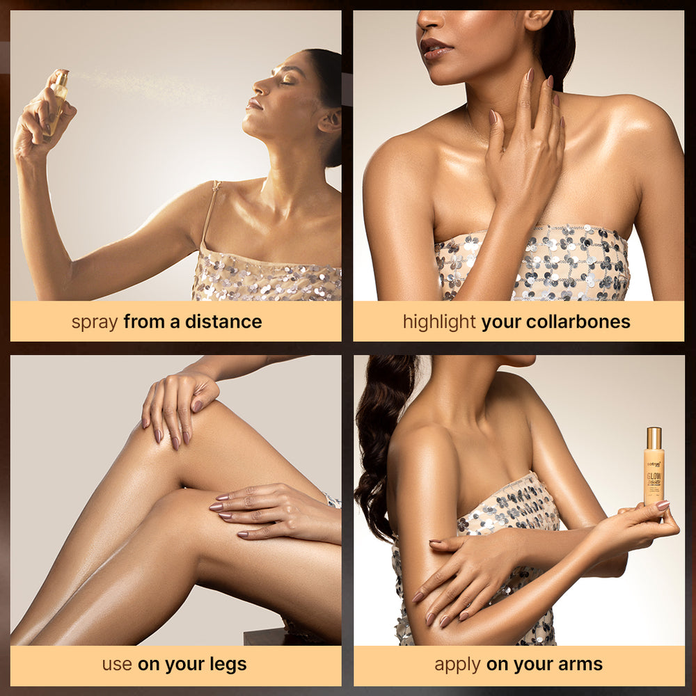 So True Glow Digger Body Glow Spray | SPF 50+ PA+++ | Instant Radiant Shine
