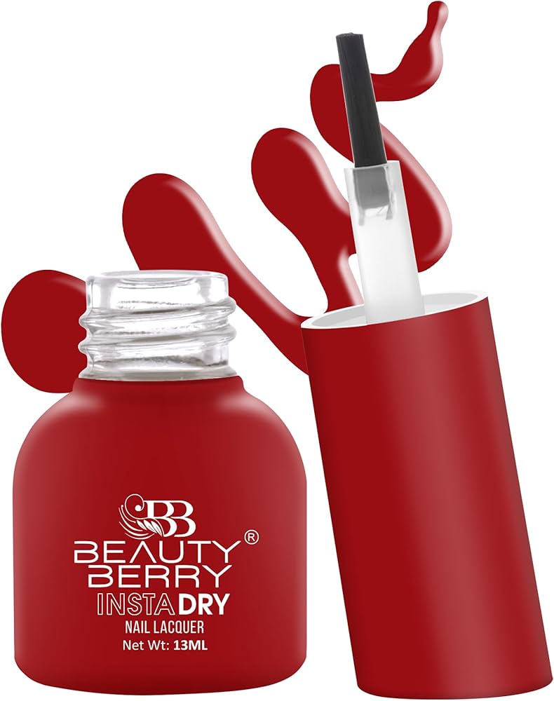 Beauty Berry Insta Dry Nail Lacquer (CINNAMON RED -24)