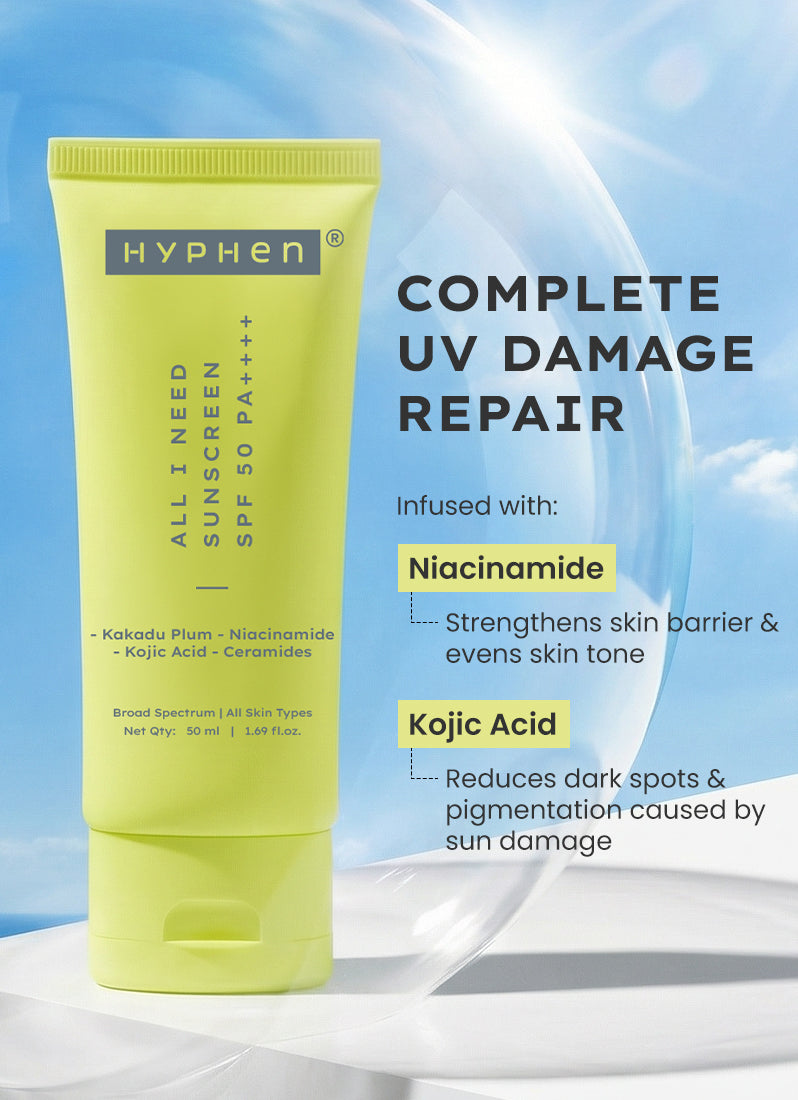 Hyphen All i need 2-in-1 moisturizing sunscreen spf 50 pa ++++ | 50 ml