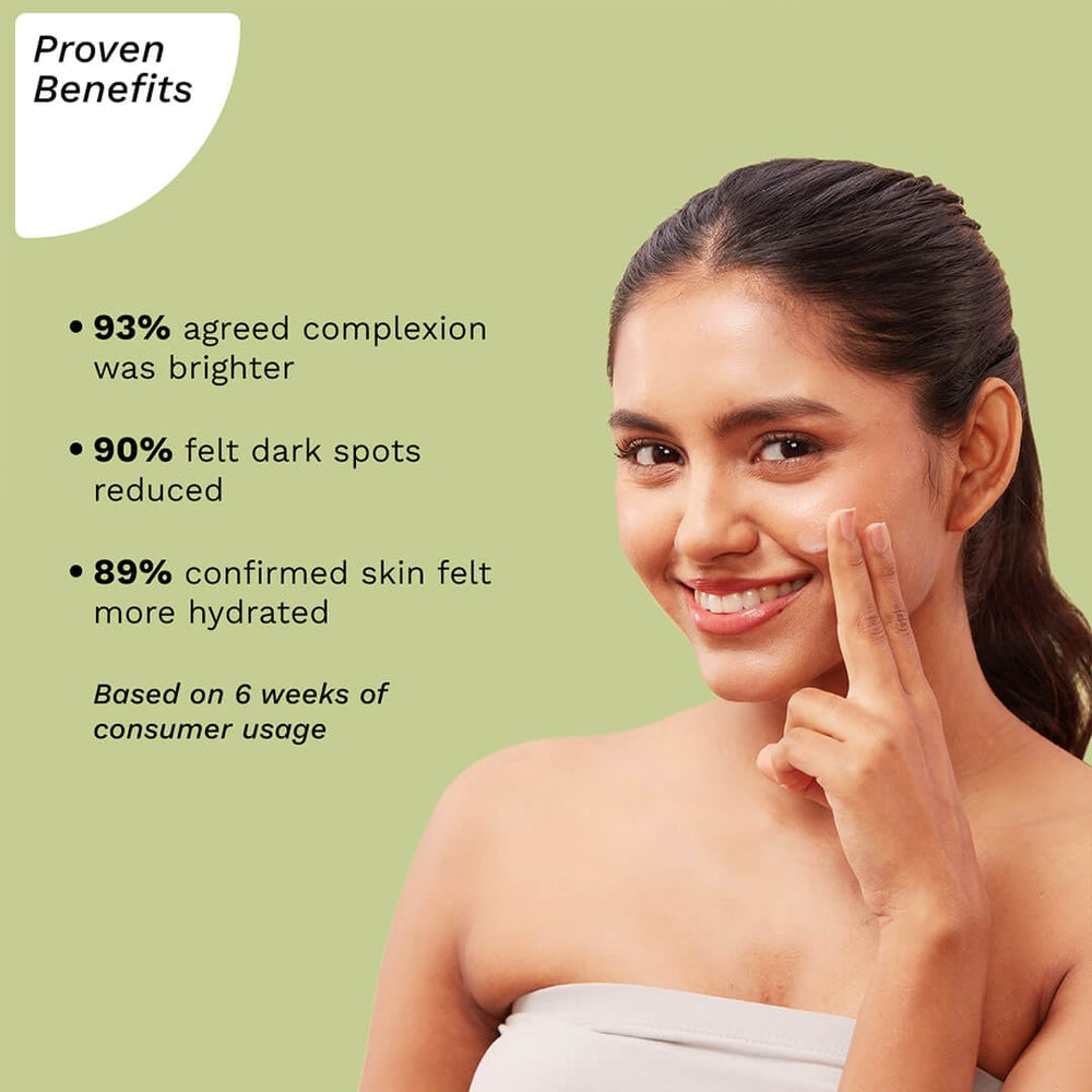 Pilgrim Squalane Glow Crème Serum 3% Tranexamic Acid, 1% Alpha Arbutin, 4% Niacinamide For Radiance