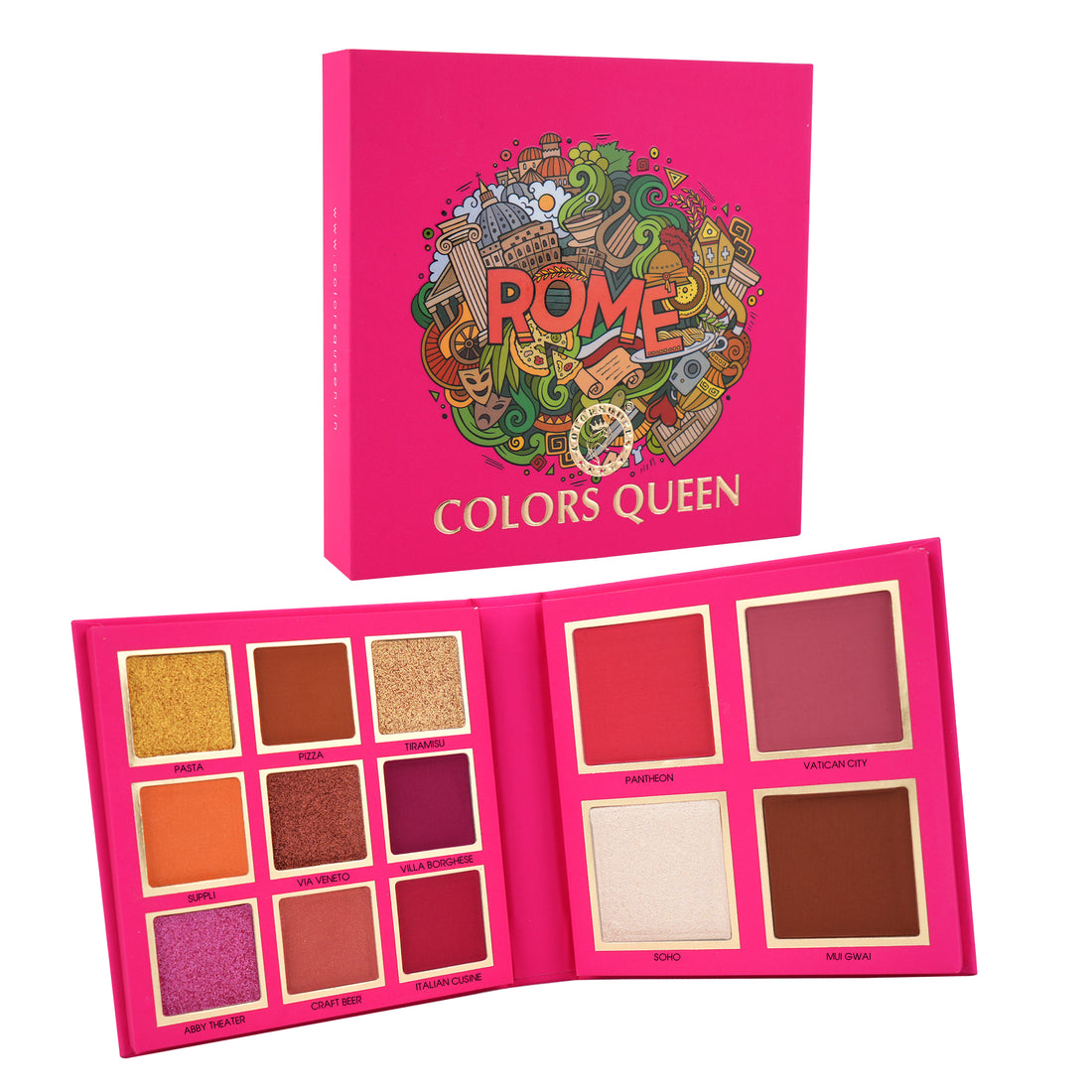 Colors Queen Country Obsession Eyes & Face Palette / 04 Rome