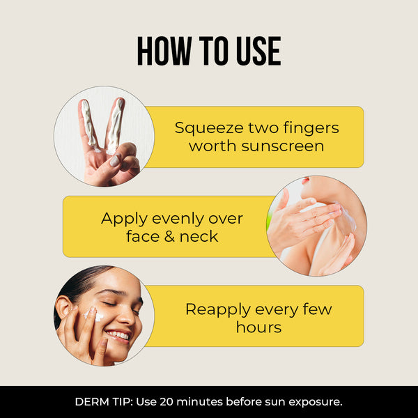 Dr. Sheth's Ceramide & Vitamin C Oil Free Sunscreen - 50 gm In-Vivo Tested SPF 50+ PA ++++ 50g