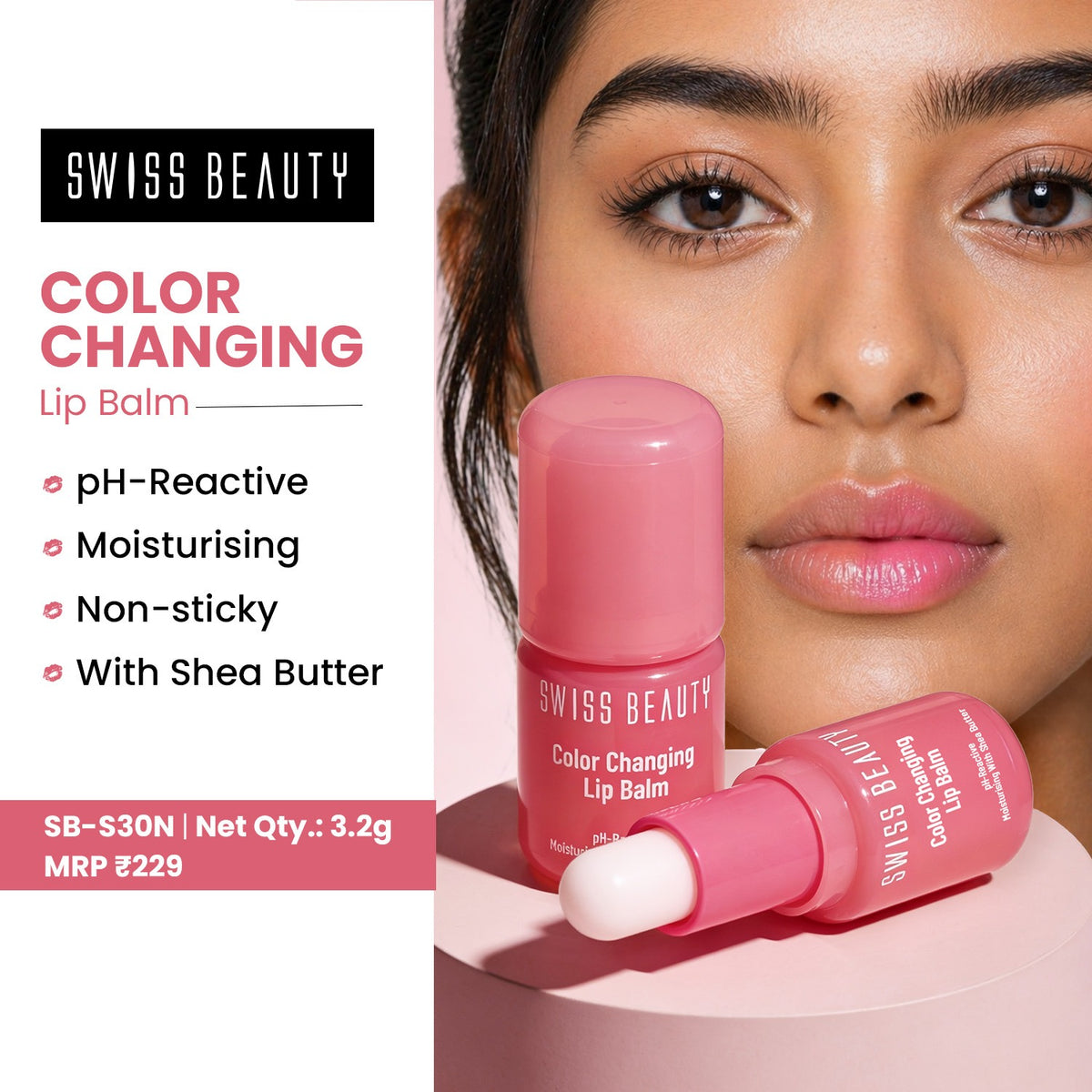 Swiss Beauty Color Changing Lip Balm