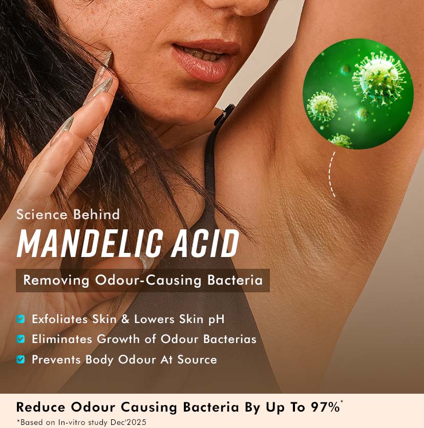 Mcaffeine 2% Salicylic Acid, 3-in-1 Perfume & Odour Control Body Wash