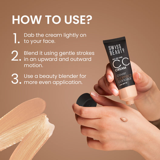 Swiss Beauty All-In-One CC Cream (04 Light Beige)