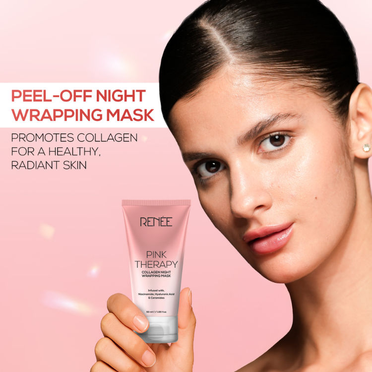 RENEE Pink Therapy Collagen Night Wrapping Face Mask For Young Skin, Hyaluronic Acid Infused
(50g)
