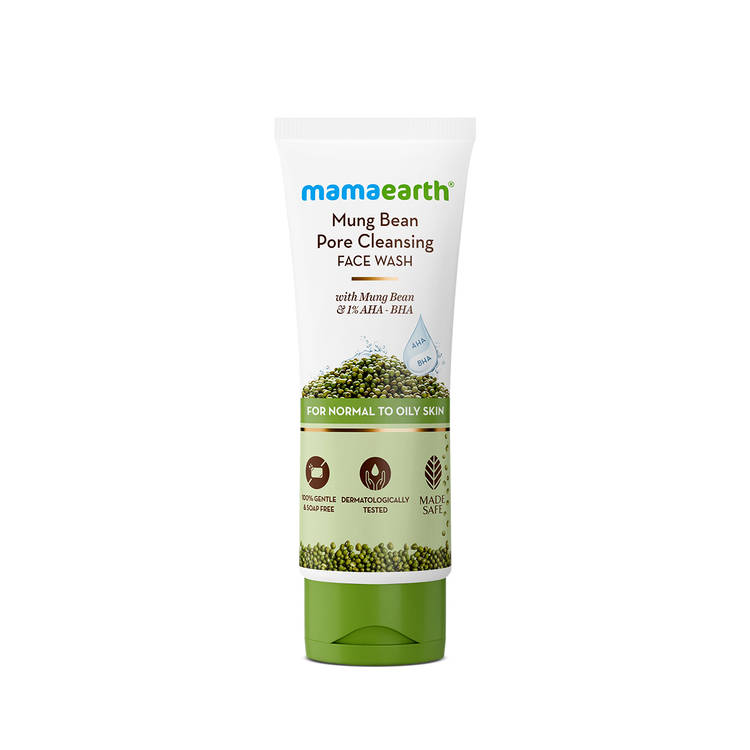 Mamaearth Mung Bean Pore Cleansing Face Wash (100ml)