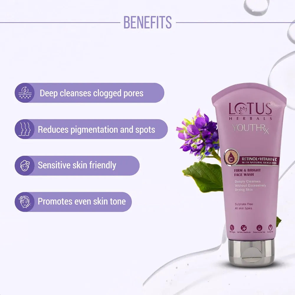 Lotus Herbals YouthRx Firm & Bright Face Wash (100ml)