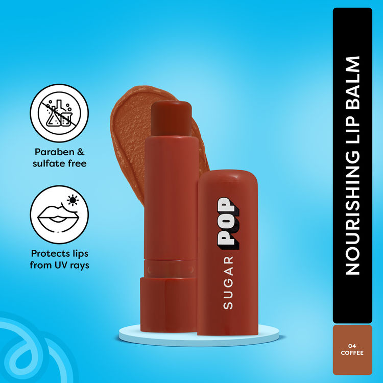 SUGAR POP Nourishing Lip Balm with SPF Shea-Butter & Avocado Oil (04 Coffee)