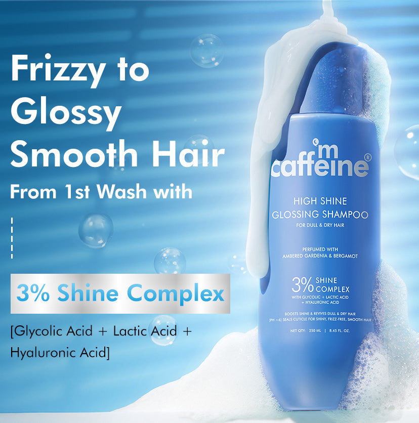 Mcaffeine High Shine Glossy Hair Shampoo 3% Shine Complex