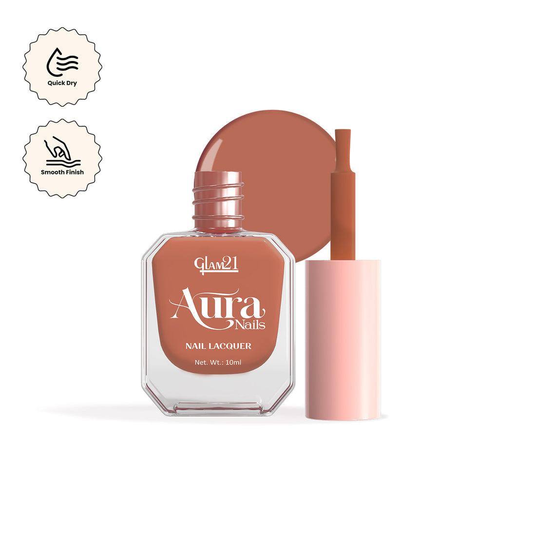 Glam21 Aura - Nail Lacquer(15Nude Glam)