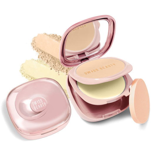 Swiss Beauty Matte & Set Duo Compact (04Honey)