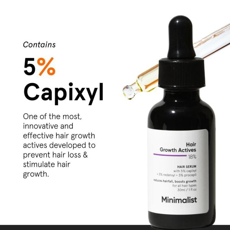 Minimalist Hair Growth Actives 18% Hair Serum
(30ml)
