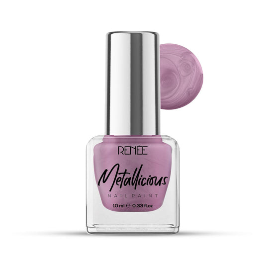 RENEE Metallicious Nail Paint (02 Tea Rose)