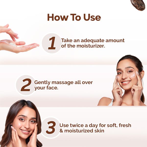 Mamaearth Cocoa Rich Moisturizer with Cocoa Butter & Vitamin E for Deep Nourishment - 200 g