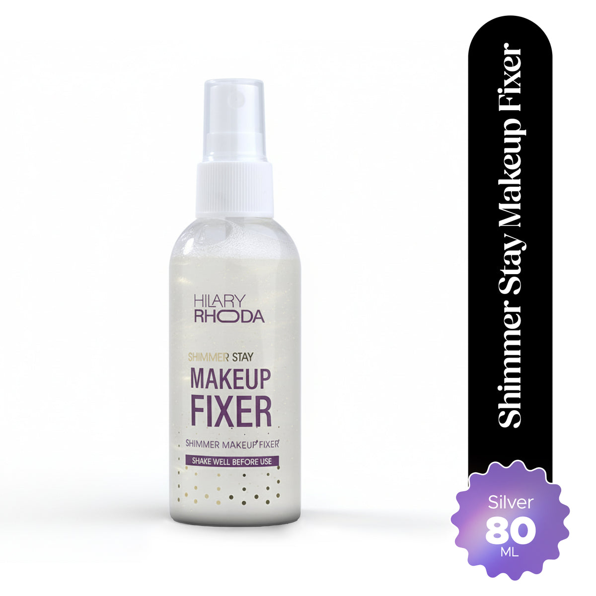 Hilary Rhoda Shimmer Stay Makeup Fixer | Silver