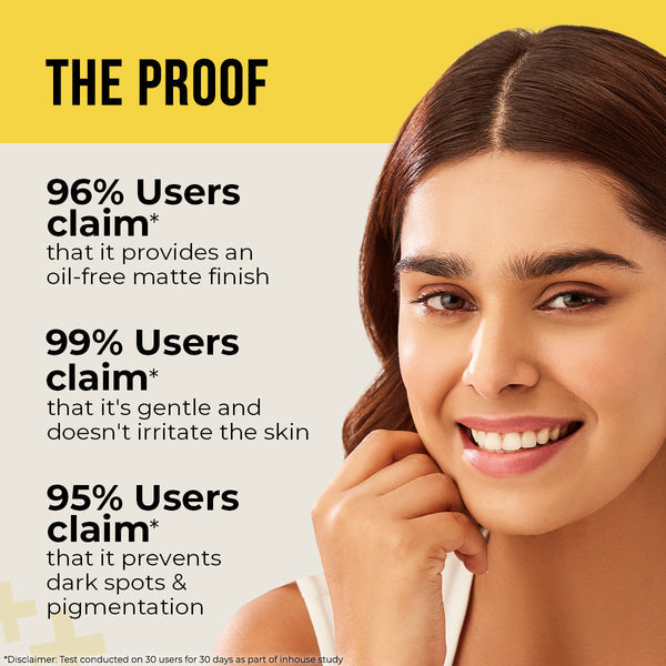 Dr. Sheth's Kesar & Kojic Acid Oil Free Sunscreen - 50g In-Vivo Tested SPF 50+ PA ++++ 50g