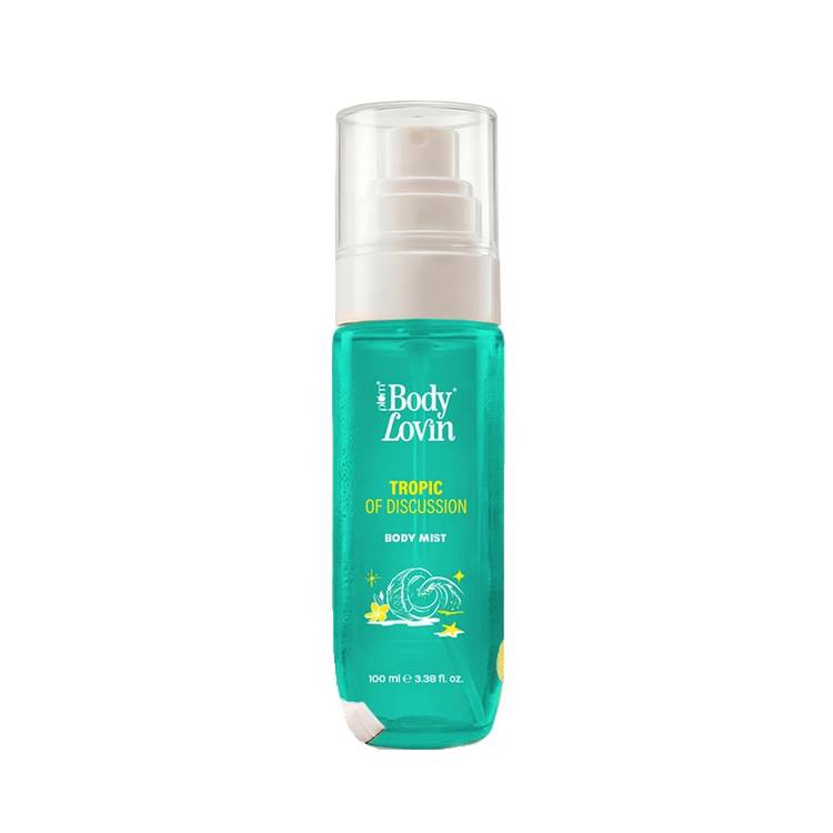 Plum BodyLovin’ Tropic Of Discussion Body Mist, Long-Lasting, Fresh Tropical Fragrance (100ml)
