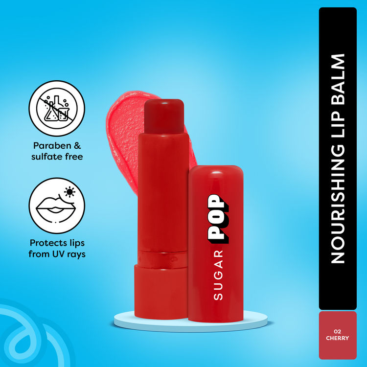SUGAR POP Nourishing Lip Balm with SPF Shea-Butter & Avocado Oil (02 Cherry)
