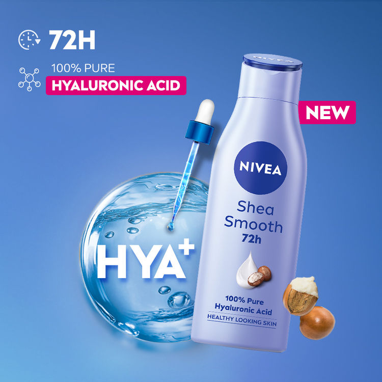 NIVEA Shea butter BODY LOTION - 5 in 1 COMPLETE CARE for 48H Moisturised Skin (Dry Skin)
(200 ml)