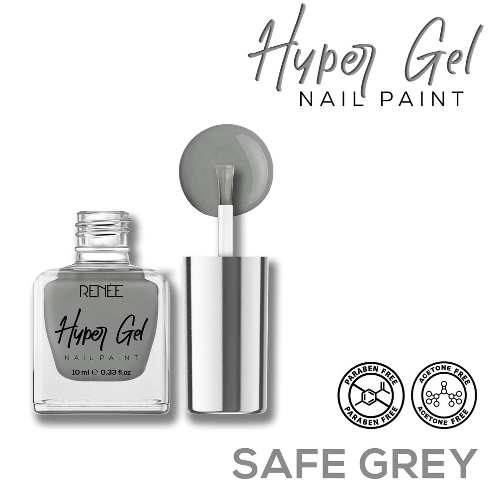 RENEE Hyper Gel Nail Paint 10ml (02 Sage Grey)