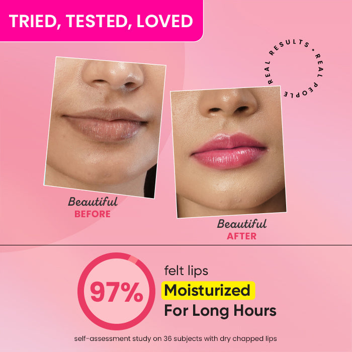 Dot & Key Vitamin C + E Brightening Lip Balm with SPF 50+ (03Watermelon Cool Medium Tinted)