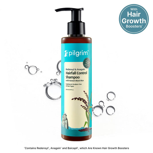 Pilgrim Redensyl & Anagain Hairfall Control Shampoo
Discover Thick & Dense Hair