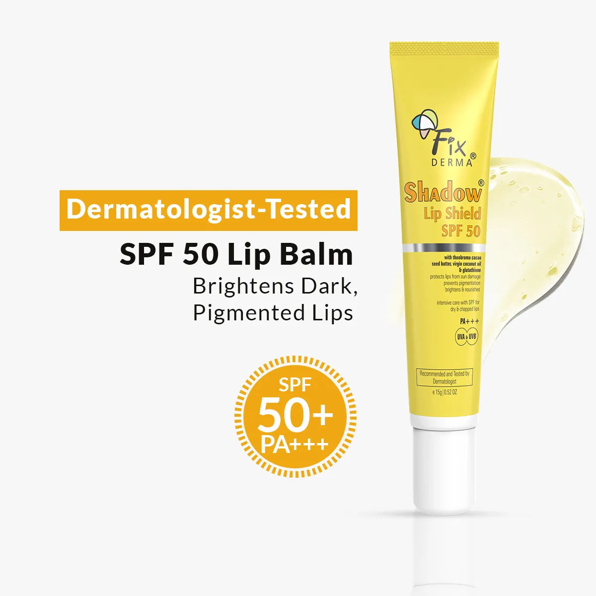Fixderma Lip Balm with SPF 50 | The only SPF 50 lip balm for soft and protected lips