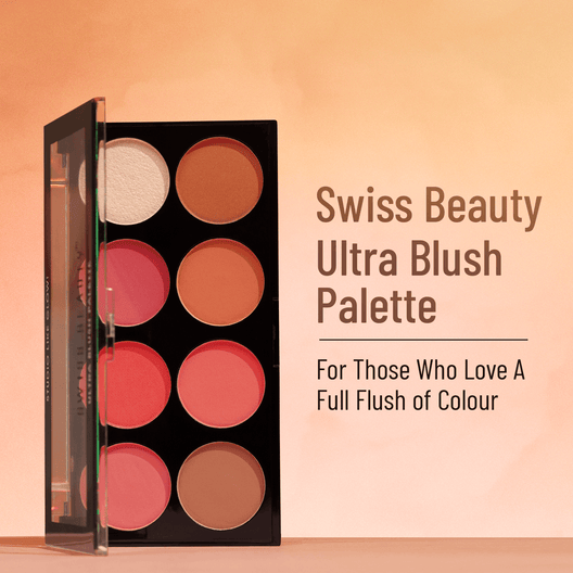 Swiss Beauty Ultra Blush Palette (Multi-Color-01)