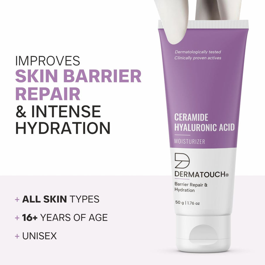 Dermatouch Ceramide Hyaluronic Acid Moisturizer 50gm