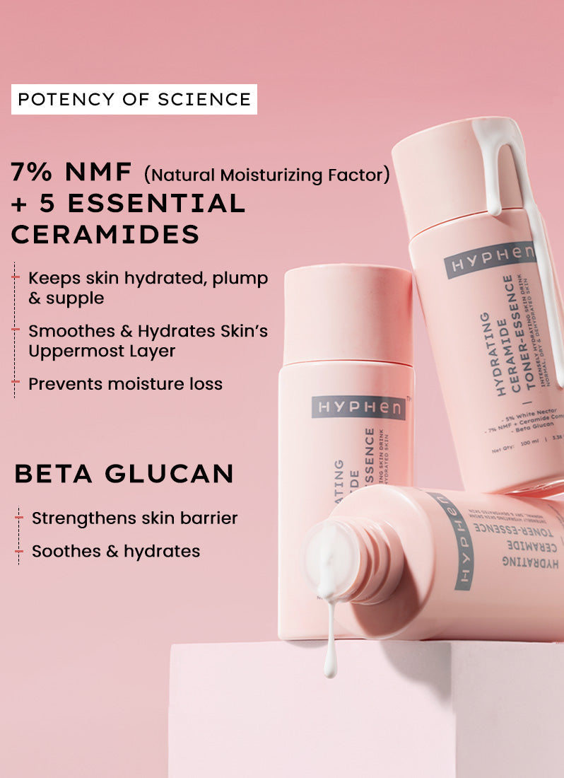 Hyphen Ceramides milky toner essence with 5% rice water blend - 100 ml
