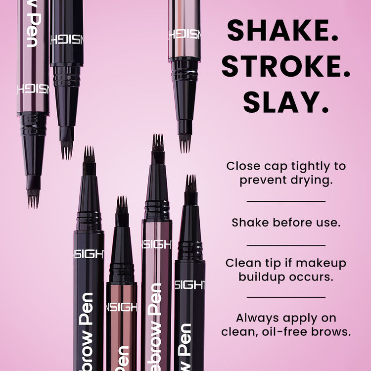 Insight Cosmetics
4 Stroke Eyebrow Pen - Dark Brown(1g)