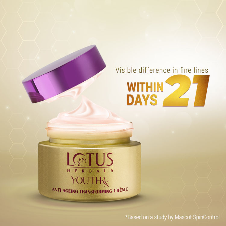 Lotus Herbals YouthRx Anti Ageing Transforming Face Cream SPF 25 , Reduce Dark Spots & Blemishes (30gm)