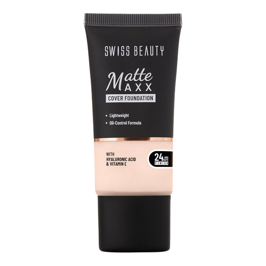 Swiss Beauty Matte Maxx Cover Foundation (01 Fair Warm)