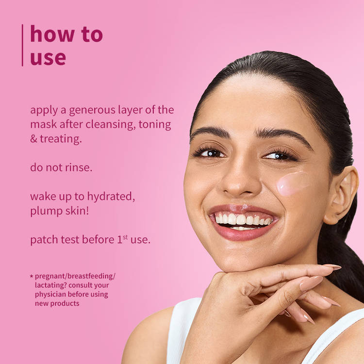 Plum Bulgarian Rose & Hyaluronic Acid Frosted Sleeping Mask (50g)